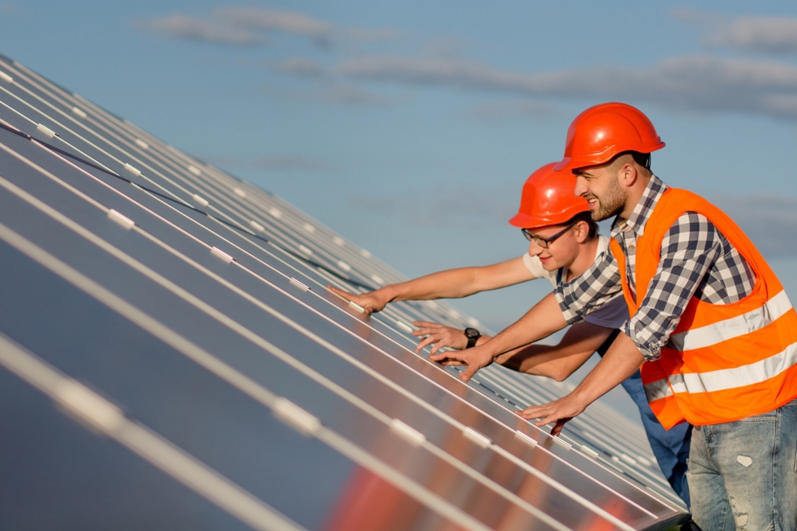 Instalação de painéis solares